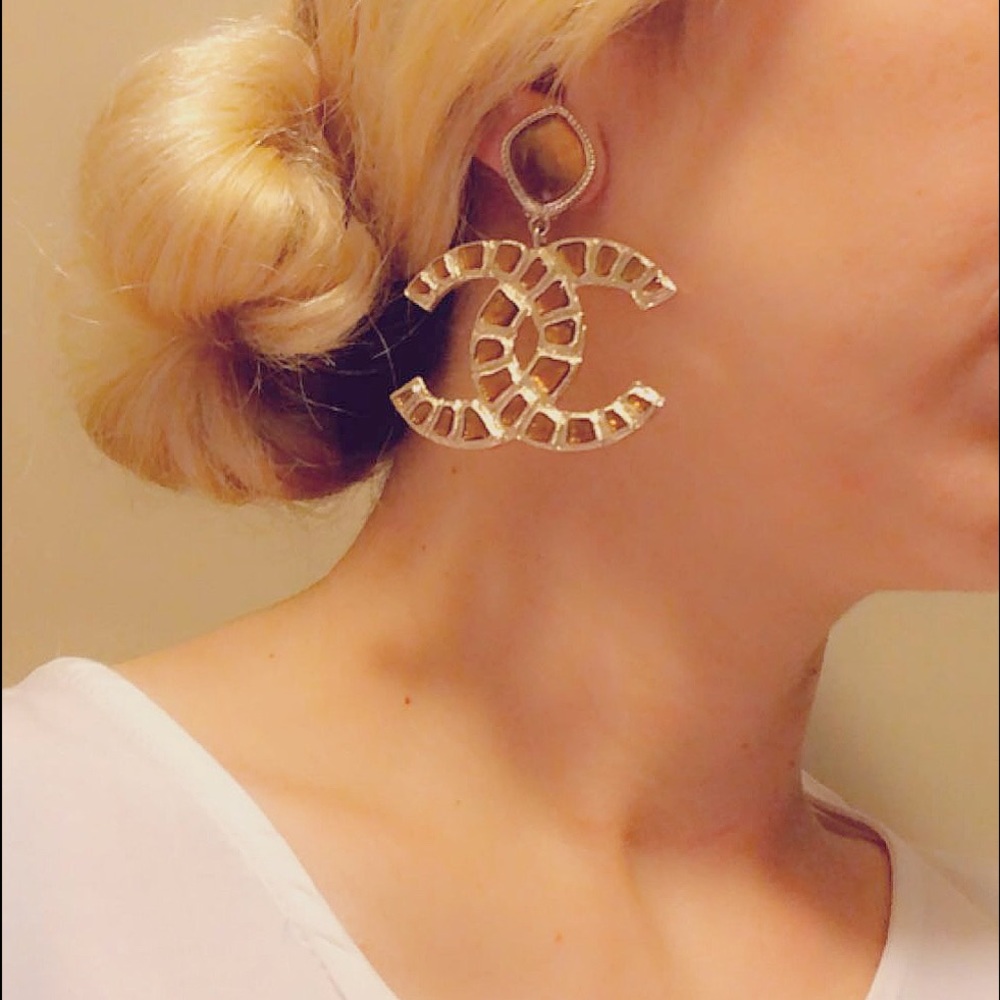 Chanel Egyptian earrings